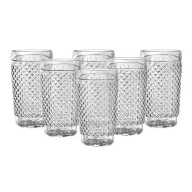 Imagem de Conjunto 6 Copos Multiuso 255ml Barroco Wheaton, PVC, Lilás, Único