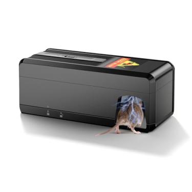 Imagem de Armadilha elétrica para ratos, ratoeira interna, tensão potente mata instantaneamente ratos e camundongos, raspador de roedores atualizado para uma casa livre de pragas (mini armadilha elétrica para