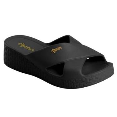 Imagem de Sandalia Chinelo Tamanco Feminino Nuvem Dijean Anabela Esporão Slide-Feminino