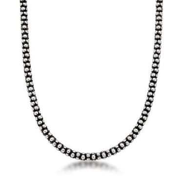 Imagem de Corrente Pipoca 4,4mm Prata de Bali 925 - Atraktiva Jóias, 60cm