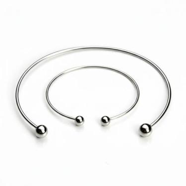 Imagem de Conjunto Choker Aro Com Bracelete Ajustável Elegante Moda - Lojas La&N