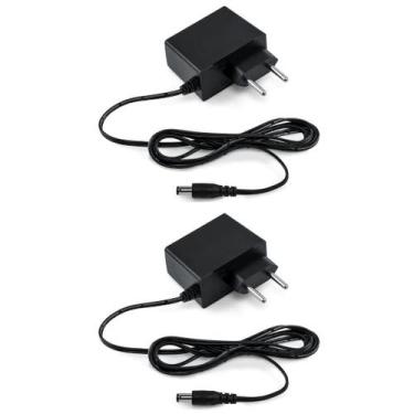 Imagem de Kit 02 Fontes De Alimentação 12v 500ma Bivolt EF 1200 Intelbras