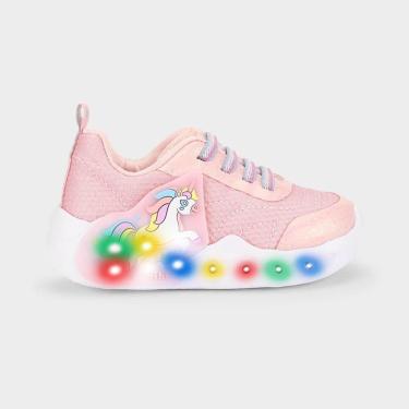 Imagem de Tênis Infantil Bibi Fun Light Rosa de Unicórnio-Feminino