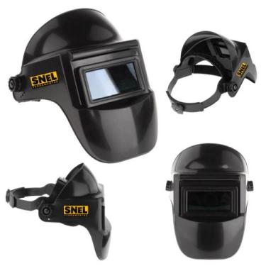 Imagem de Mascara De Solda Fixa Sn15 Snel Ferramentas, Preto, 18cm