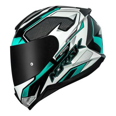 Imagem de Capacete Norisk Razor Speed Max Preto e Verde, 58