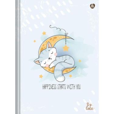 Imagem de Caderno (PEQUENO) 1/4 Brochura So Cute 14X20cm 80 Folhas - Animativa, 