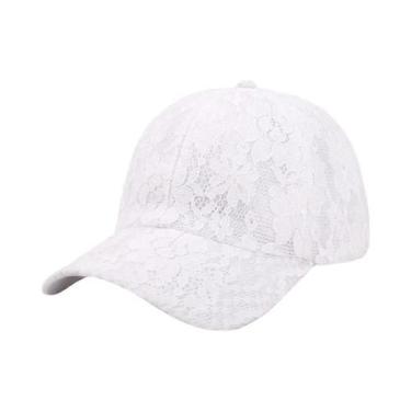 Imagem de Boné De Beisebol Feminino Respirável De Verão Estilo Coreano Com Renda
