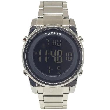 Imagem de Relógio Masculino Tuguir Digital TG30326 Prata-Masculino