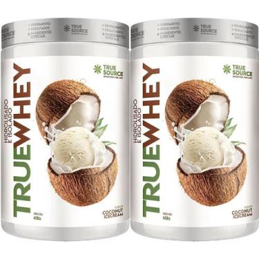 Imagem de Kit 2X True Whey Protein Hidrolisado e Isolado - 418g Coconut Ice Crea