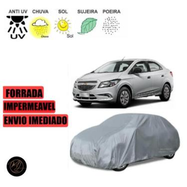 Imagem de Capa para cobrir Carro PRISMA FORRADA G - 100% Impermeável e Total Pro