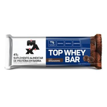 Imagem de Top Whey Barra Brigadeiro 41g Max Titanium 1 Unidade