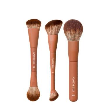 Imagem de Kit Mascavo Pro Series Pincel de Maquiagem 01 + 02 + Pincel 03