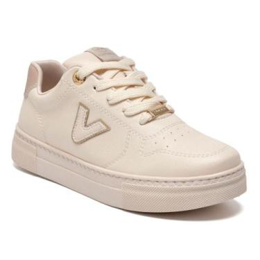 Imagem de Tênis Casual Feminino Via Marte 138-020-04, Creme, 35