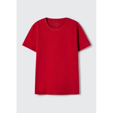 Imagem de Camiseta Manga Curta Básica Unissex Hering Kids Ref. 5CMU, Vermelho, 4