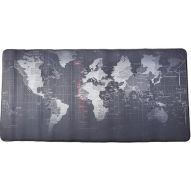 Imagem de Mousepad Gamer Speed Temático Extra Grande Teclado Borda Premium 3mm -