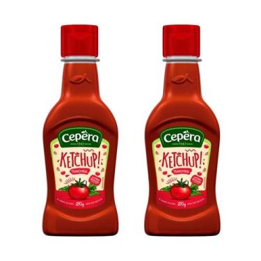 Imagem de Ketchup Tradicional  Cepêra Kit Com 2 Unidades 210g - CEPERA