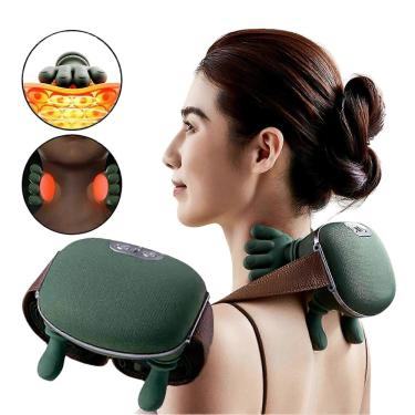 Imagem de Massageador de Pescoço e Ombros Elétrico T&Z FH-680 com Aquecimento Infravermelho e Massagem Shiatsu