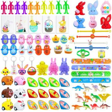 Imagem de Dokeawo 100 Peças de Brindes para Ovos de Páscoa para Festa Infantil