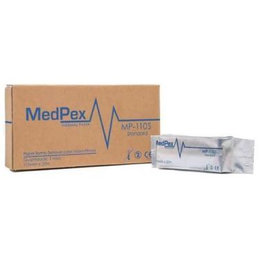 Imagem de KIT COM 05 BOBINAS DE PAPEL TERMO SENSIVEL MEDPEX MP-110s