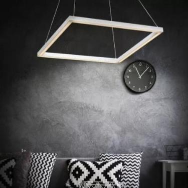 Imagem de Luminária Squadra Pendente 30x30cm Led 110v ou 220v Moderna - REDTUN, 