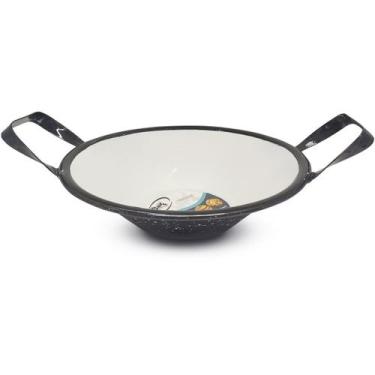Imagem de Tacho Esmaltado N 12 Para Fritura Pastel Salgado. - Arte Marina