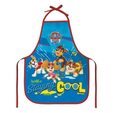 Imagem de Avental Escolar Infantil Patrulha Canina Masculino Pvc Pintura Colorid