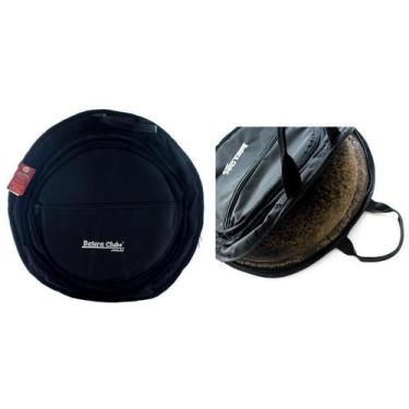 Imagem de Bag de Pratos Solid Sound Preta com 3 Divisões, Bolso Frontal Pratos a