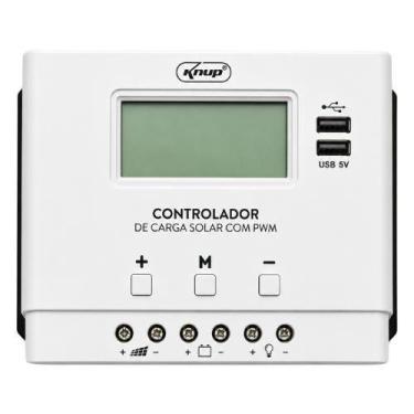 Imagem de Controlador de Carga Solar 40A PWM KP-SC40A+ 12V/24V - Knup