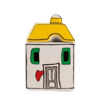 Imagem de Açucareiro Porcelana Amarelo 250Ml - Egan - IMELTRON