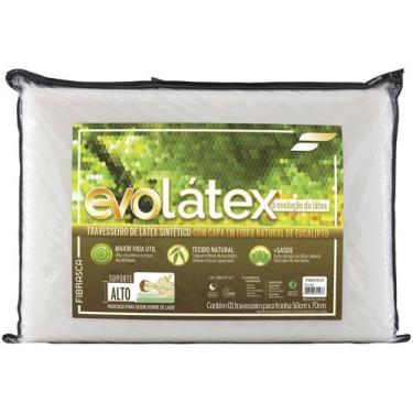 Imagem de Travesseiro Látex Evolátex Alto p/Fronha (50x70) - Fibrasca