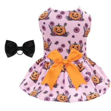 Imagem de Vestido de cachorro CuteBone Halloween Mesh para cães pequenos XXS