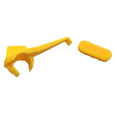 Imagem de Caixa com 1 pacote, 6 pares/pacote, inserção de plástico de trocador de pneu | Protetor de aro de nylon para cabeça de montagem de devolução, parte de máquina de pneu | Protetor de cauda | Kit de acessórios de proteção para reparo de pneus, 13YKM