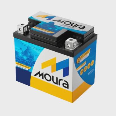 Imagem de Bateria agm Moto Moura 12V 5Ah MA5-D start ch 80 elite chf metropolitan ii sp crf 150F 230 230L 450X