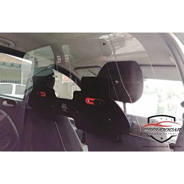 Imagem de Placa Escudo Para Proteção Motorista Vírus Aplicativo Mobilidade Urbana Taxi app PT - Escudocar