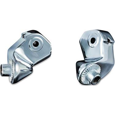 Imagem de Kuryakyn 8807 adaptadores de pino de montagem macho estriado para pés e pisos: 2013-16 Honda Gold Wing Motorcycles, cromado, 1 par