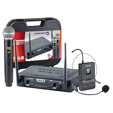 Imagem de Microfone Sem Fio Karsect Krd200dmh Duplo Headset Bastão