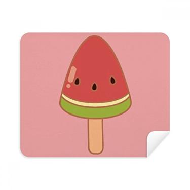 Imagem de Watermelon Ice Picolés Pano de limpeza Limpador de tela 2 peças Tecido de camurça
