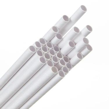 Imagem de Canudos Biodegradáveis C/200 unidades - 197x6mm
