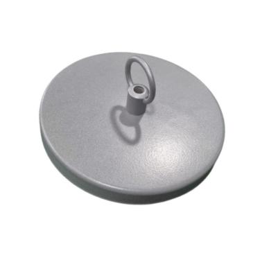 Imagem de Canopla Lustre Pendente Elo Corrente Md-1008 11x1,2cm Cinza