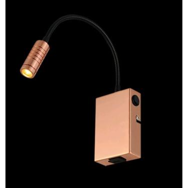 Imagem de Avant Arandela Led Lettura 2700K 3W Amarela Cobre Brilhoso