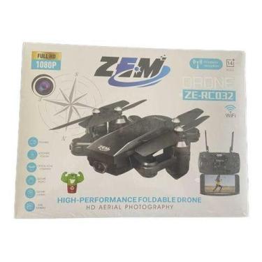 Imagem de Drone Ze-Rc032 Com Dual Câmera Full Hd Preto 1080P Wireless - Zem