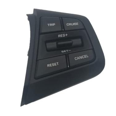 Imagem de DYBANP Interruptor de cruzeiro de carro, para Hyundai ix25 (Creta) 1,6L 2015-2019, interruptor de botão de controle de cruzeiro do volante do carro