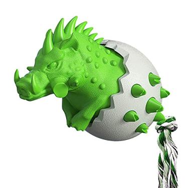 Imagem de KINGREE Brinquedos para mastigar cães, limpeza de dentes de cães cuidados dentários borracha natural resistente durável