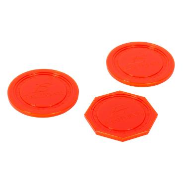 Imagem de ORIbox Capa à prova de choque projetada para AirPods 1 e AirPods 2, capa protetora completa com trava segura atualizada ER30001 vermelho trovão