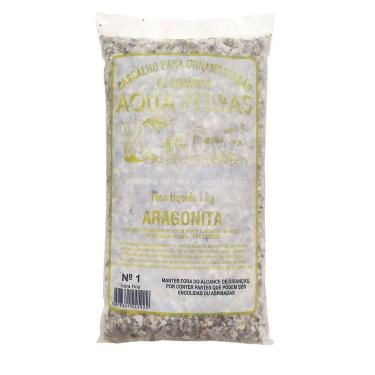 Imagem de Substrato Aqua Pedras Aragonita N°1 - 1kg Aquários e Jardins