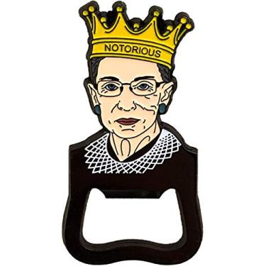 Imagem de Abridor de garrafas Ruth Bader Ginsburg da Balanced, notório abridor de cerveja RBG