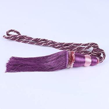 Imagem de Suportes de cortina de cortina pendurada bola pendurada sem instalação de alça de cortina acessórios de cortina de corda, T11,2 PCS