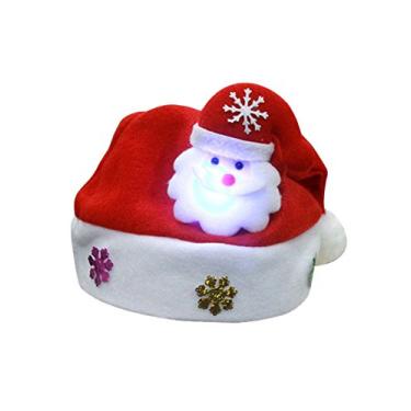 Imagem de Chapéus de Papai Noel de pelúcia unissex Legou para festa de Natal Papai Noel 1012 polegadas