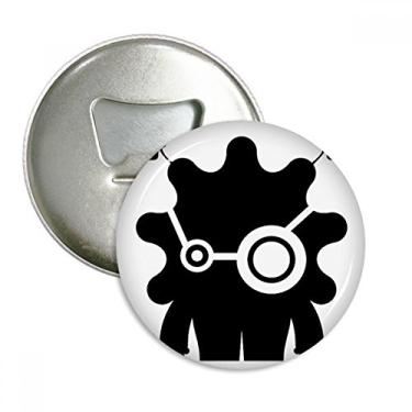 Imagem de Emblema multifuncional com emblema de ímã de geladeira, alienígena e monstro alienígena do universo