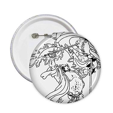 Imagem de Obra prima Romance Kingdoms Desenho Alfinetes Emblema Botão Decoração Acessório 5 peças